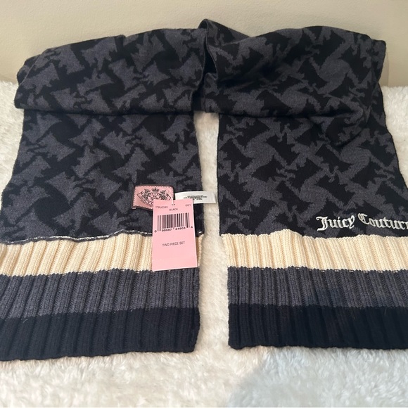 Juicy Couture Scotty Print Scarf - Y2K - Picture 2 of 11